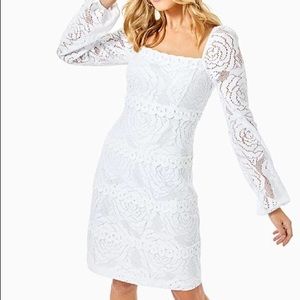 Lilly Pulitzer Zoella white long sleeve dress
